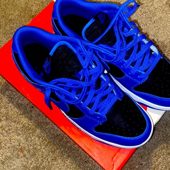 Dunk lows (black and blue)